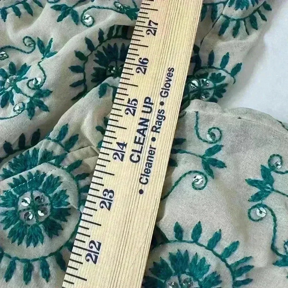 NWT - Soft Surroundings- Teal Bohemian Cardigan -One size - Picture 9 of 15